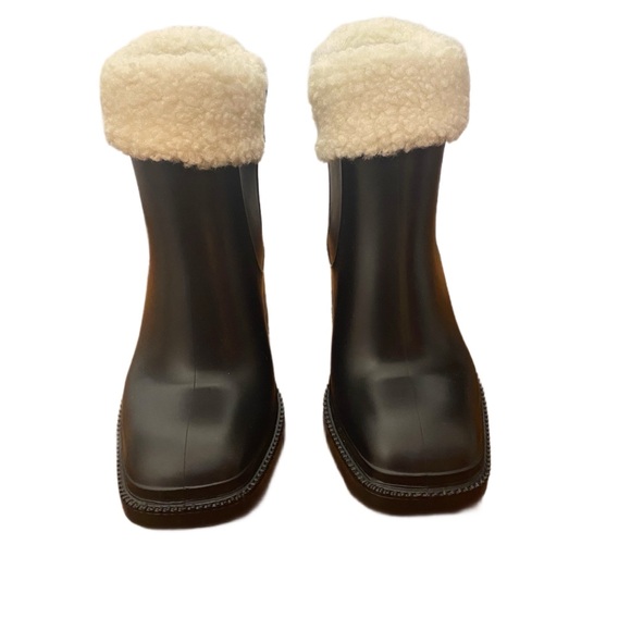 INC Black Rain Boots - Picture 5 of 6